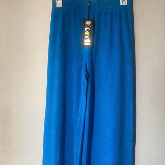 Suzie Kondi French Blue Wide-Leg Lounge Pants - Picture 4 of 5